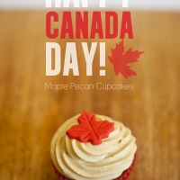 Happy Canada Day! Celebrate with Maple Pecan Cupcakes